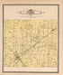 Map of Perry Township from Twentieth Century Atlas of Clinton County, Indiana 1903 by Relic Map Company