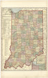 Indiana from Standard Atlas of Fulton County, Indiana 1907 by Relic Map Company