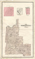 Map of Washington Twp. from Atlas of Gibson County 1899 by Relic Map Company