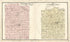 Map of Center Twp.; Map of Columbia Twp. from Atlas of Gibson County 1899 by Relic Map Company