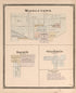 Middletown, Lewisville, Grant City, Mechanicsville from Illustrated Historical Atlas of Henry County, Indiana 1875 by Relic Map Company