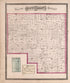 Jefferson Township from New Historical Atlas of Kosciusko Co., Indiana : 1879 by Relic Map Company