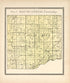 Map of Sugar Creek Township from Illustrated Atlas of Montgomery County, Indiana 1898 by Relic Map Company