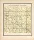 Map of Walnut Township from Illustrated Atlas of Montgomery County, Indiana 1898 by Relic Map Company