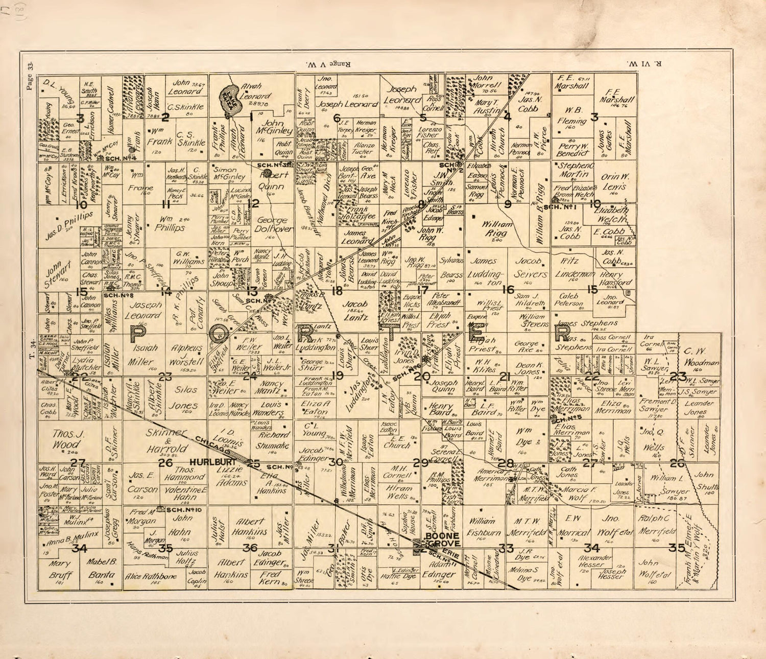This old map of Porter from Atlas of Porter County, Indiana : from 1895 was created by  Lee and Lee in 1895