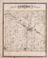 Steuben Township from Illustrated Historical Atlas of Steuben County, Indiana 1880 by Relic Map Company
