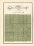 Map of Prairieton Township from Plat Book and Complete Survey of Christian County, Illinois 1924 by Relic Map Company