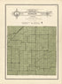 Map of Johnson Township from Plat Book and Complete Survey of Christian County, Illinois 1924 by Relic Map Company