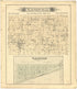 Waynesville; Hallsville from Plat Book of De Witt County, Illinois 1894 by Relic Map Company