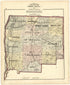 Sectional Map of Greene County, Ills. from Atlas Map of Greene County, Illinois 1873 by Relic Map Company