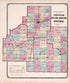 Christian, Macon, Shelby and Moultrie from State of Illinois Combined Town, County, State, National and General Atlas 1870 by Relic Map Company