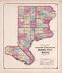 Saline, Gallatin, Hardin, Pope and Massac from State of Illinois Combined Town, County, State, National and General Atlas 1870 by Relic Map Company
