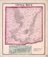 Little Rock from State of Illinois Combined Town, County, State, National and General Atlas 1870 by Relic Map Company
