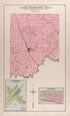 Kilbourne - Natrona - Easton from Plat Book of Mason County, Illinois 1891 by Relic Map Company