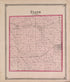 Evans from State of Illinois Combined Town, County, State, National and General Atlas 1870 by Relic Map Company