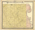 Map of Township 3 S. Range VIII W. from Standard Atlas of Monroe County, Illinois 1901 by Relic Map Company