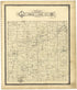 Map of Township 3 S. Range X W. from Standard Atlas of Monroe County, Illinois 1901 by Relic Map Company