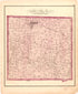 Township 4 South Range 8 West of 3rd Principal Meridian from Illustrated Historical Atlas of Randolph Co., Illinois 1875 by Relic Map Company