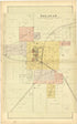 Delavan from Plat Book of Tazewell County, Illinois 1891 by Relic Map Company