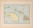 Hawaiian Islands from Atlas, Benzie Co., Michigan 1901 by Relic Map Company