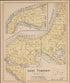 Lake from Atlas, Benzie Co., Michigan 1901 by Relic Map Company