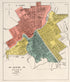 Map of Flint / 1st and 2nd Ward from Atlas of Genesee County, Michigan 1899 by Relic Map Company