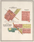Village of Mt. Morris / Gaines / Farrandville from Atlas of Genesee County, Michigan 1899 by Relic Map Company