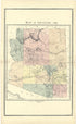 Map of Arizona 1889 from Atlas of Genesee County, Michigan 1889 by Relic Map Company