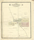 Map of Village of Mt. Morris from Atlas of Genesee County, Michigan 1889 by Relic Map Company