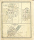 Map of the Village of Gaines from Atlas of Genesee County, Michigan 1889 by Relic Map Company