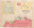 Verona, Huron, Port Austin from Plat Book of Huron County, Michigan 1904 by Relic Map Company