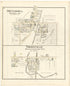 Metamora; Thornville from Atlas and Directory of Lapeer County, Michigan 1893 by Relic Map Company