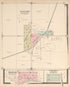 Leonard; Walled Lake; Thomas from Illustrated Atlas of Oakland County, Michigan 1896 by Relic Map Company