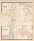 Ortonville; Franklin; Highland Station; New Hudson from Illustrated Atlas of Oakland County, Michigan 1896 by Relic Map Company