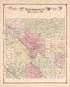 Tittabawassee Township from Atlas of Saginaw County, Michigan 1877 by Relic Map Company