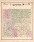 Frankenmuth Township from Atlas of Saginaw County, Michigan 1877 by Relic Map Company