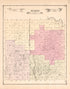 Albee Township from Atlas of Saginaw County, Michigan 1877 by Relic Map Company