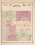 Brady Township from Atlas of Saginaw County, Michigan 1877 by Relic Map Company