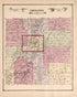 Chesaning Township from Atlas of Saginaw County, Michigan 1877 by Relic Map Company