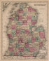 Michigan from Atlas of Saginaw County, Michigan 1877 by Relic Map Company