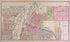 Map of Saginaw City, Part B from the County of Saginaw, Michigan 1896 by Relic Map Company