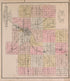 Outline Map of Saginaw County from the County of Saginaw, Michigan 1896 by Relic Map Company