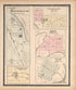 Whitmore Lake; Lima Center; Bridgewater; Delhi from Standard Atlas of Washtenaw County, Michigan 1895 by Relic Map Company