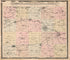 Outline Map of Washtenaw County, Michigan from Standard Atlas of Washtenaw County, Michigan 1895 by Relic Map Company