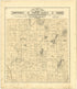 Plat of Township 30 North, Range 8 West from Plat Book of Chippewa County, Wisconsin 1888 by Relic Map Company