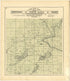 Plat of Township 33 North, Range 8 West from Plat Book of Chippewa County, Wisconsin 1888 by Relic Map Company