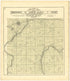 Plat of Township 34 North, Range 7 West from Plat Book of Chippewa County, Wisconsin 1888 by Relic Map Company