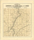 Plat of Township 35 North, Range 7 West from Plat Book of Chippewa County, Wisconsin 1888 by Relic Map Company