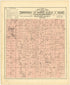 Plat of Township 28 North, Range 5 West from Plat Book of Chippewa County, Wisconsin 1888 by Relic Map Company