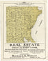 Map of Jacksonport from Atlas of Door County, Wisconsin 1914 by Relic Map Company